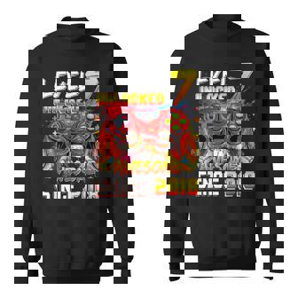 7º Cumpleaños Niño Nivel 7 Desbloqueado Impresionante 2018Ideo Gamer Camisa de entrenamiento - Regaloses