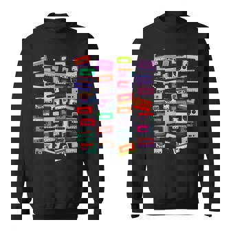 80年代カセットテープミュージックdj スウェットシャツ - Kawaiitshirt