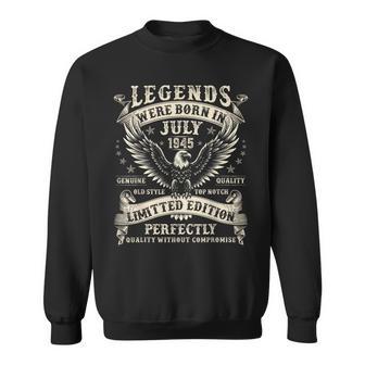 80歳の誕生日プレゼント 男性用 80歳の誕生日 1945年7月 スウェットシャツ - Kawaiitshirt