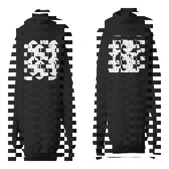 888 数秘術 スピリチュアルパーソナルナンバー 888 エンジェルナンバー スウェットシャツ - Kawaiitshirt