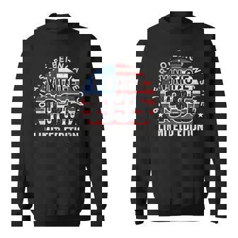 90Th Birthday Vintage 1935 90 Years Old Usa Flag Sweatshirt | Mazezy