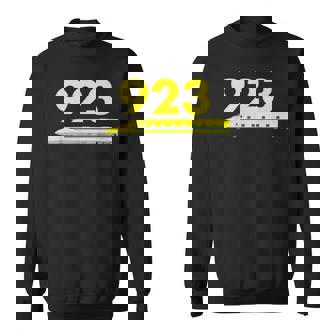 923形ドクターイエローT4 イラスト923テキスト スウェットシャツ - Kawaiitshirt