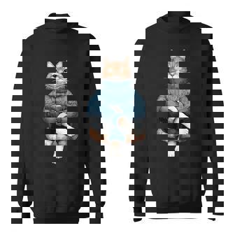 A Cozy Cat Wear Aweater And お揃い パンツ スウェットシャツ - Kawaiitshirt