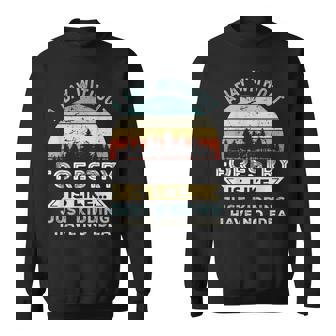 A Day Without Forestry 面白い林業ギフト スウェットシャツ - Kawaiitshirt