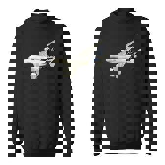 A380旅客機、航空会社、ジェット機、飛行機 スウェットシャツ - Kawaiitshirt