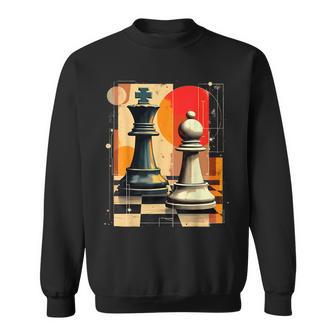 Abstract Chess Artistic Sweatshirt - Thegiftio UK