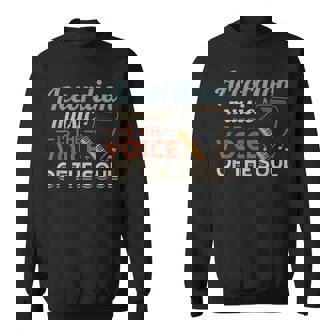 Accordion Music Is Theoice Of Theoul アコーディオン スウェットシャツ - Kawaiitshirt