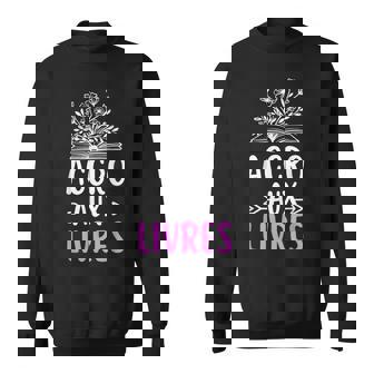 Accro Aux Livres Cadeau Lectrice Lecteur Amoureux Des Livres Sweater e - Cadeauxyz