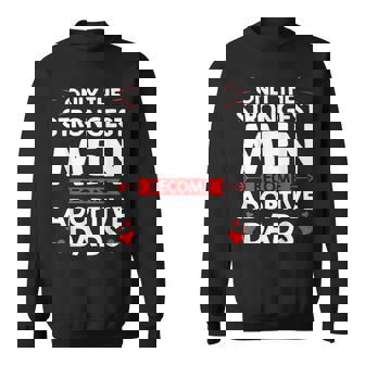 Adopted Father Adoptive Dad Father's Day Happy Adoption Day Sweatshirt - Monsterry