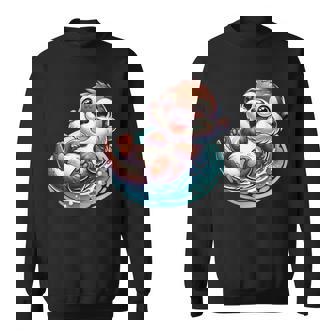 Adorable Bébé Loutre De Mer Pour Enfants Sweater e - Cadeauxyz