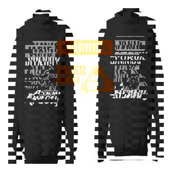 Advertencia Espontáneamente Hablaobre Astronomía Planeta Astronauta Camisa de entrenamiento - Regaloses