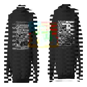 Agriculture Farm Tractor Usa Flag Tractor American Farm Usa Sweatshirt - Thegiftio