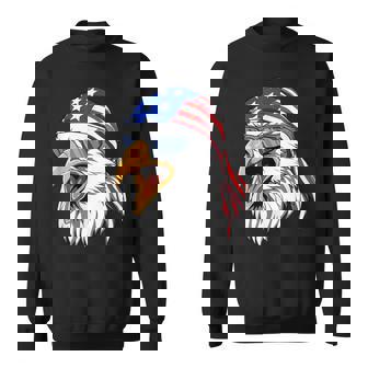 Aigle Américain Patriotique Usa 4 Juillet Sweater e - Cadeauxyz