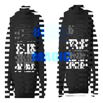 Aiマジック リアルロボットテック 未来 デジタルマインド スウェットシャツ - Kawaiitshirt