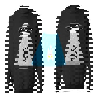 Alien Cat Abduction Ufo Cat Alien Abduction スウェットシャツ - Kawaiitshirt