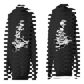 Alien Dj Tekno Musica Electronica Gratis Partyoundsystem Camisa de entrenamiento - Regaloses