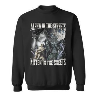 Alpha In The Streets Kitten In The Sheets Sweatshirt - Thegiftio UK
