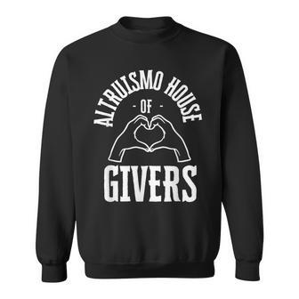 Altruismo House Of Givers Rca Givers School Spirit Black Sweatshirt - Thegiftio UK
