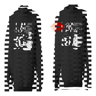 I Am 50 Plus 1 中指 51歳の誕生日 面白い スウェットシャツ - Kawaiitshirt