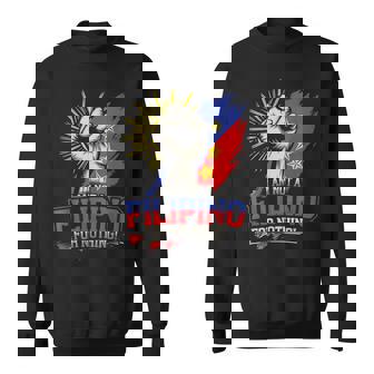 I Am Not A Filipino For Nothing ファイトサポーター サラ・ドゥテルテ スウェットシャツ - Kawaiitshirt