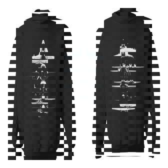 American Fighters Jets Aircraft Plane Sweatshirt - Seseable