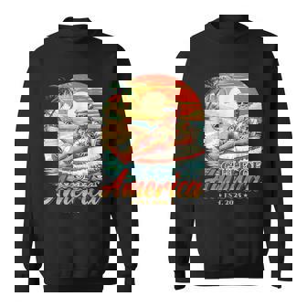 America's Gulf Trump 2024 Retro Beach Usa America Mexico Sweatshirt | Mazezy