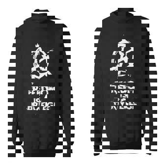 Anarchy Punk Anarquíaímbolo La Libertad Es Un Priveleg Camisa de entrenamiento - Regaloses