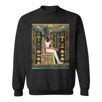 Ancient Ma'at Goddess Egyptian Mythology Fans Sweatshirt - Thegiftio UK