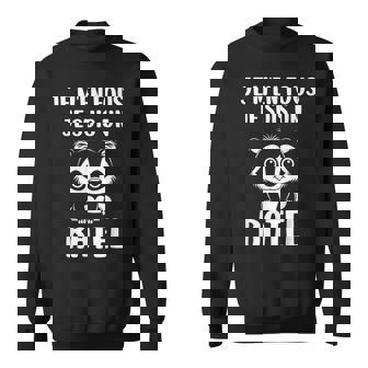 Animaux Ratels Humour Je M'en Fous Jeuis Un Ratel Sweater e - Cadeauxyz