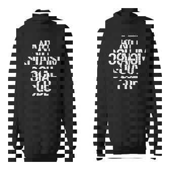 Antiocialisme Clubocial Parodie Politique Humour Sweater e - Cadeauxyz