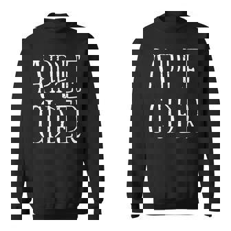 Apple Cider デザイン メンズ レディース 面白い アップルサイダー スウェットシャツ - Kawaiitshirt