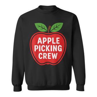 Apple Picking Crew Harvest Coolest Apple In The Orchard Sweatshirt - Thegiftio UK