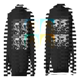 Arte Pop Con Leones Marinosintage Amante De Los Animales Marinos Camisa de entrenamiento - Regaloses