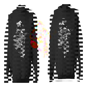 Astronauta Tocando La Guitarra Guitarrista Astronauta Gracioso Camisa de entrenamiento - Regaloses