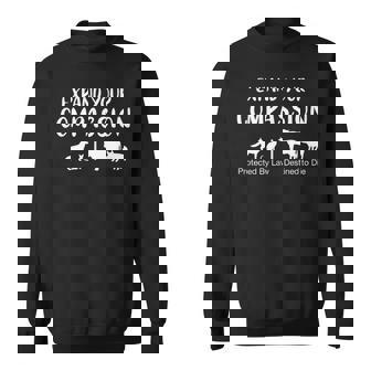 Augmentezotre Messageeganur Les Droits Des Animaux De Compassion Sweater e - Cadeauxyz