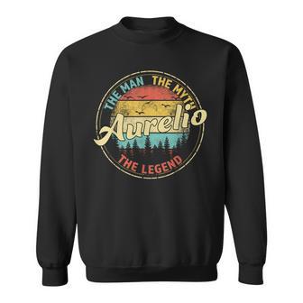 Aurelio Man Myth Legend Nombre Personalizado Para Hombre Camisa de entrenamiento - Regaloses