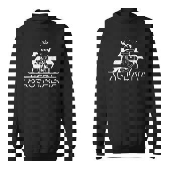 Australia Escudo De Armas Canguro Y Emuímbolo Australiano Camisa de entrenamiento - Regaloses