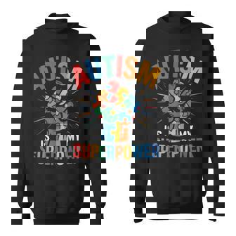 Autism Is Myuperpower 自閉症啓発パズル プライド スウェットシャツ - Kawaiitshirt