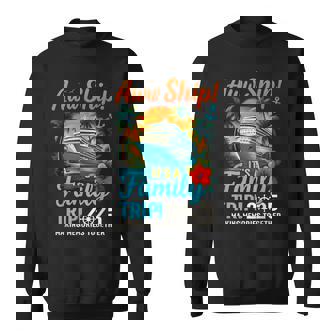 Aw Ship It's A Family Trip 2025 Family Matching Cruise Trip Sweatshirt - Thegiftio