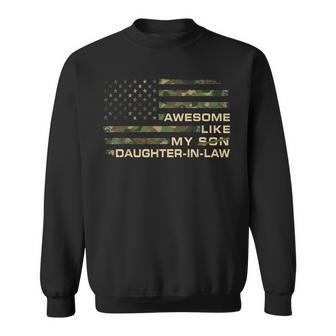 Awesome Like My Daughter In Law Father's Day Father In Law Sweatshirt - Thegiftio UK