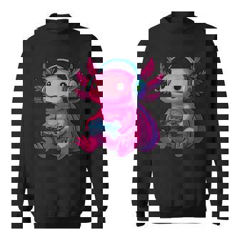 Axolotl Video Games Gaming Axolotl Sweatshirt - Thegiftio UK