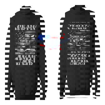 B-2 Stealth Jet Operation Midnight Hammer Sweatshirt | Mazezy