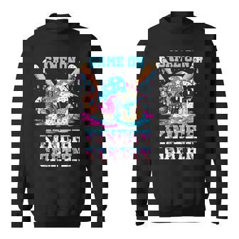 Back To School Game On Kindergarten Baseball First Day Boys Sweatshirt | Mazezy