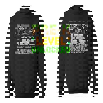 Back To School Pre-K Boys Gamer First Day Of Preschool Level Sweatshirt - Monsterry