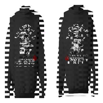 On Back Touch My Beard And Tell Me I'm Pretty Monkey Sweatshirt - Monsterry