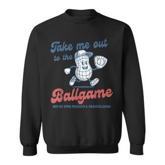 Take Me Out To The Ball Game Baseball Sweatshirt - Thegiftio UK