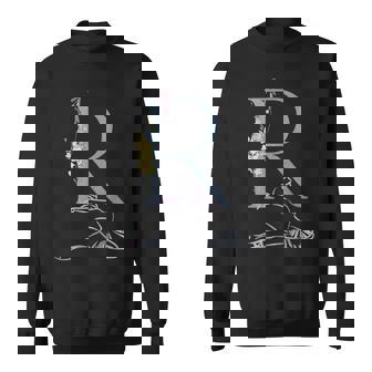 Balla バレリーナ イニシャル 名 R ダンス モノグラム バレエ スウェットシャツ - Kawaiitshirt