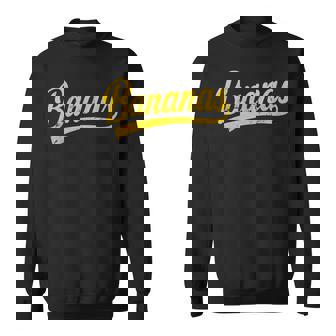 Bananas School Sports Fan Team Spirit Name Sweatshirt - Thegiftio