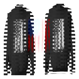 Bandera De Estados Unidos 4 De Julio Americano Rojo Blanco Azultartripes 4 Día Camisa de entrenamiento - Regaloses