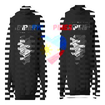Bandera De Filipinas Con Diseño De Corazón De Filipinas Camisa de entrenamiento - Regaloses